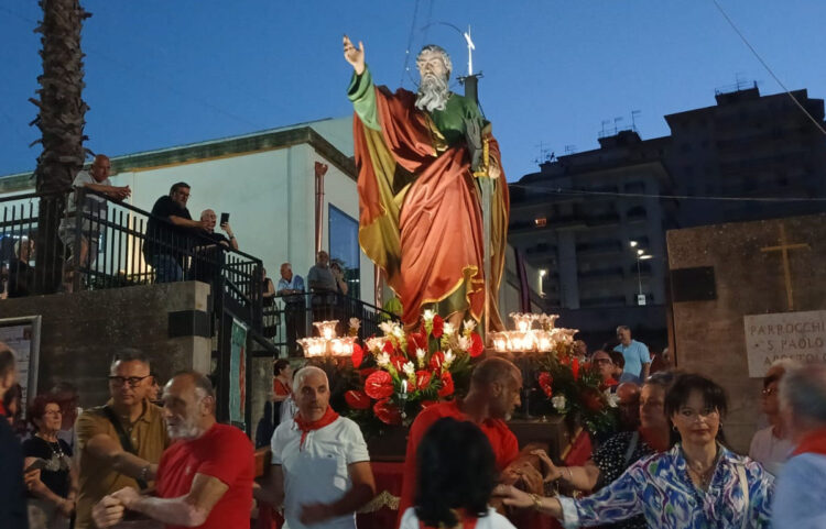 San Paolo Apostolo a Ragusa, fedeli ieri in processione