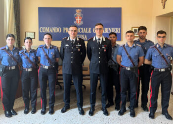 Estate in sicurezza: un ufficiale e 7 marescialli allievi in tirocinio a Ragusa