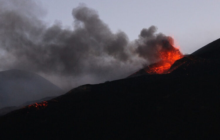 Tremore vulcanico su livelli alti