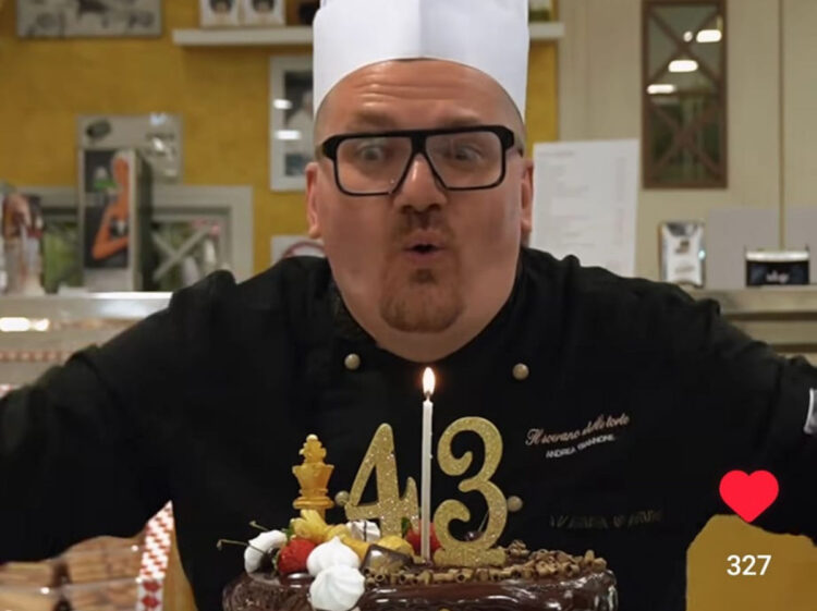 Scicli, il "Sovrano delle torte" Andrea Giannone e i VIDEO divertenti sui social