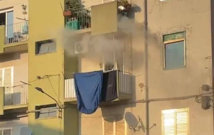Incendio in un appartamento a Vittoria