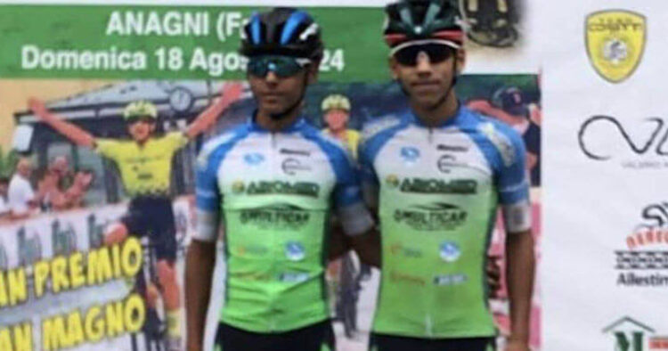 I due ciclisti Naturosa ad Anagni