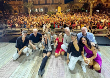 Nathalie Aarts dei The soundlovers a Pozzallo