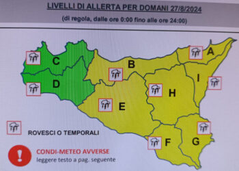 Maltempo in Sicilia: scatta allerta gialla anche a Ragusa