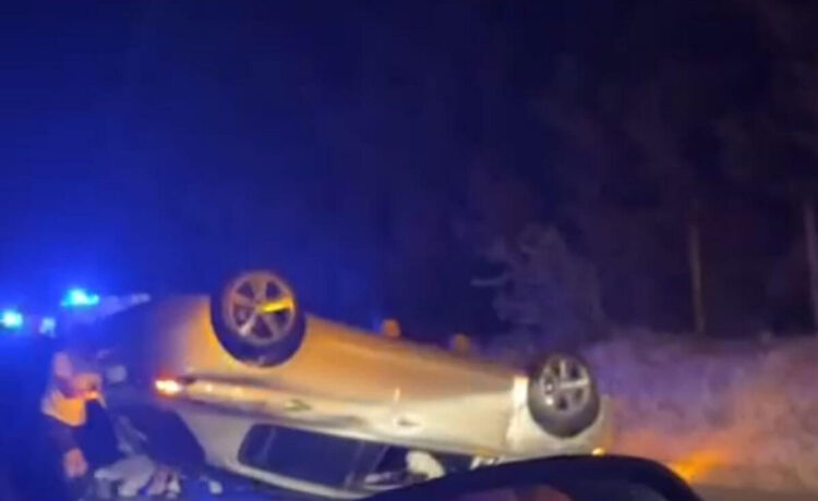 Incidente: auto si ribalta sulla Ragusa-Catania