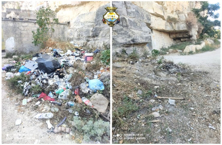 Comiso, rimozione e bonifica della discarica abusiva al quartiere delle Grazie