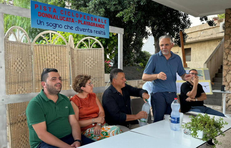 La pista ciclabile Donnalucata-Marina di Ragusa presentata ieri ai residenti