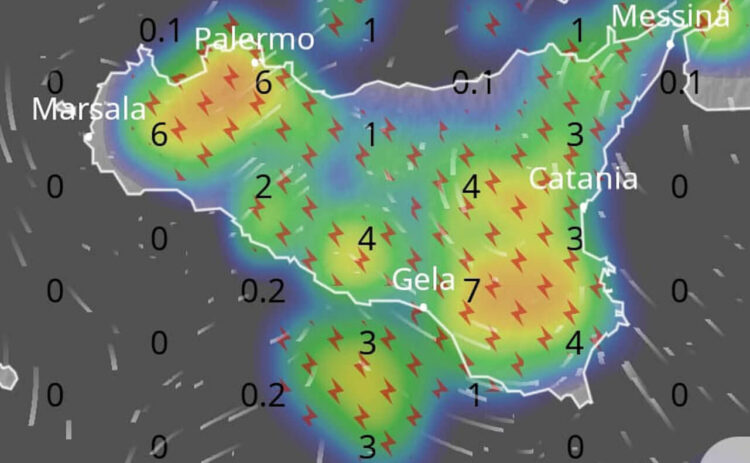 Maltempo in Sicilia: forti temporali e grandinate previsti per oggi, 28 agosto, in diverse province siciliane tra cui Ragusa