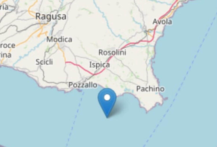 Terremoto nel mare di Ragusa: scossa vicino Pozzallo