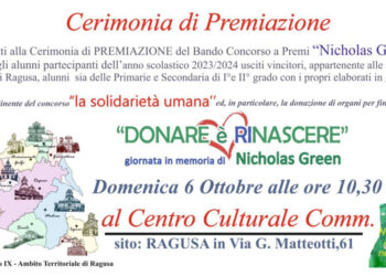 Premio Nicholas Green a Ragusa