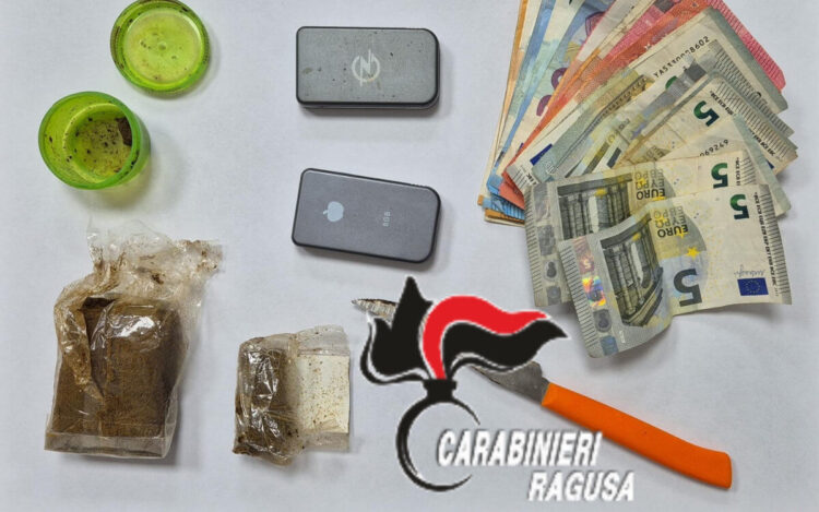 Scoglitti, un giovane arrestato per possesso di hashish