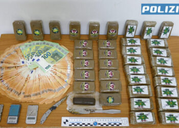 Minore arrestato a Vittoria con quasi 4 kg di droga