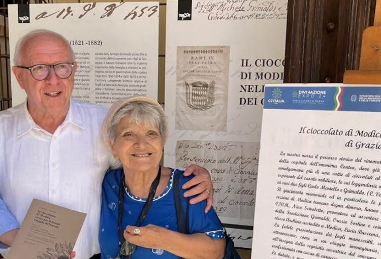 Grazia Dormiente, Elvira Roccasalva e Patrizia Valenti alla settima giornata del Cioccolato di Modica di Expo Divinazione 24