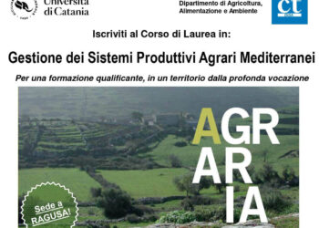 Ragusa, il corso di laurea su Gestione dei Sistemi Produttivi Agrari Mediterranei