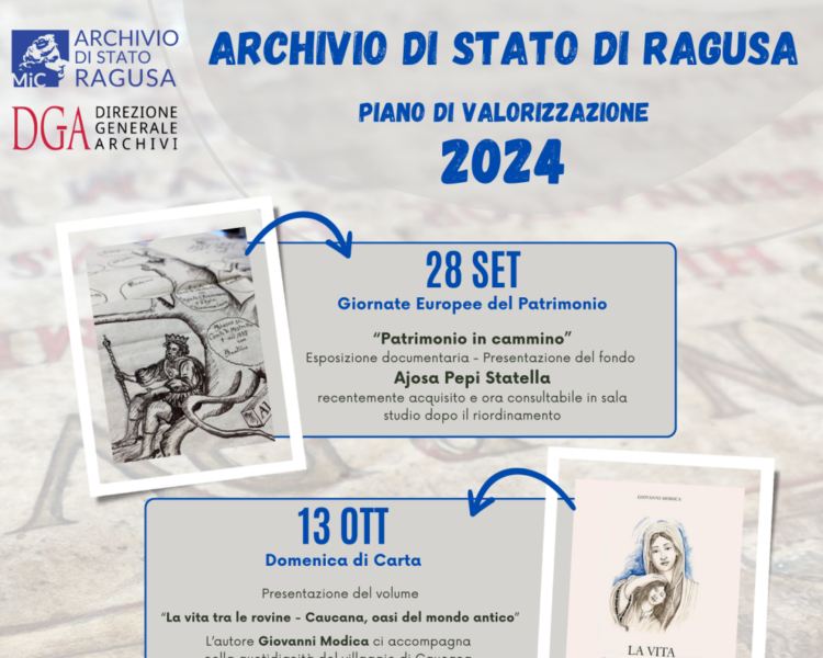 Archivio di Stato Ragusa: aperture straordinarie: ecco le date
