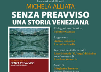 Senza preavviso, una storia veneziana di Michela Alliata a Modica