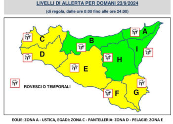 Maltempo in Sicilia, un lunedì con allerta meteo: temporali anche Ragusa
