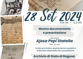 Archivio di Stato Ragusa: il fondo Ajosa Pepi Statella per le Giornate Europee