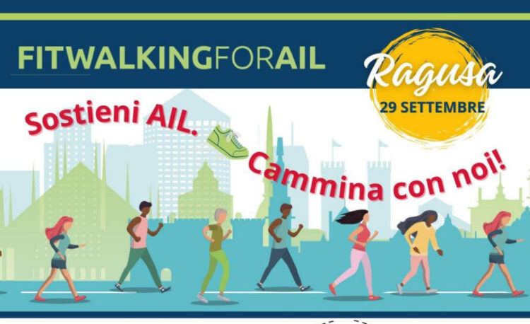 Fitwalking for AIL a Ragusa e a Comiso