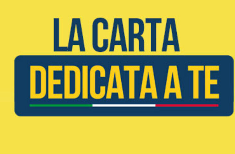 Carta dedicata a te 2025 a Ragusa: elenco dei beneficiari