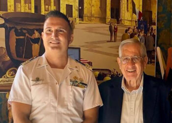 Il Comandante della Capitaneria di Porto di Pozzallo Luigi Vincenti a Vittoria