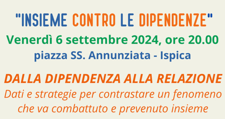 Ispica: insieme contro le dipendenze