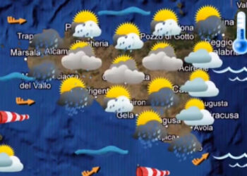 Maltempo in Sicilia: temporali sparsi e temperature autunnali