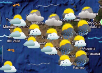 Maltempo in Sicilia: sabato con piogge e temporali sparsi