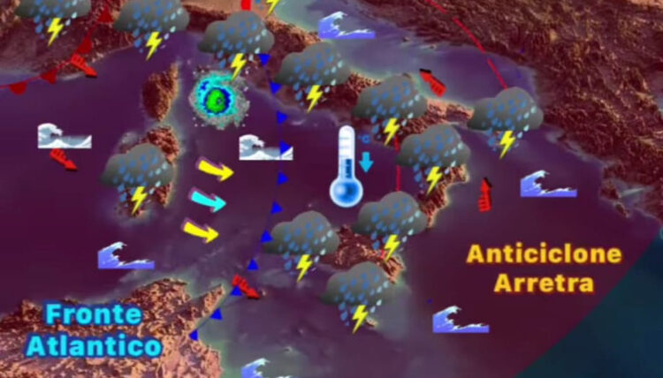 Meteo, arriva il maltempo: da domani temporali e crollo delle temperature: rischio nubifragi
