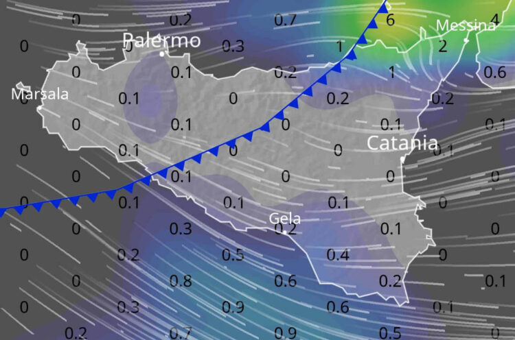 Maltempo in Sicilia: temporali, pioggia e venti di burrasca
