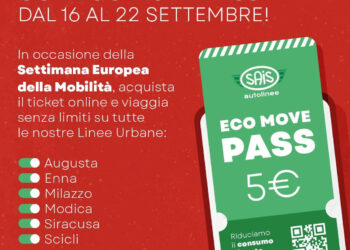 Settimana Europea della Mobilità a Modica: 5 euro per viaggiare senza limiti