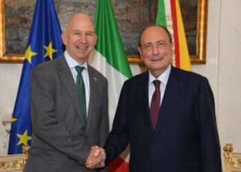 Schifani riceve l'ambasciatore Usa