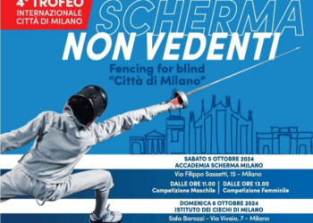 Milano trofeo internazionale scherma non vedenti: Carnazza per la Scherma Modica