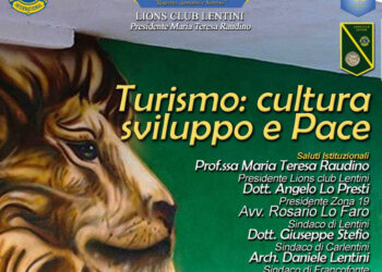 Lions. Seminario, oggi, a Lentini sul tema Turismo: sviluppo e pace