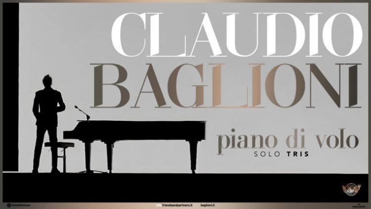 Claudio Baglioni: con "Piano di Volo soloTRIS” a Catania, Messina, Palermo e Agrigento