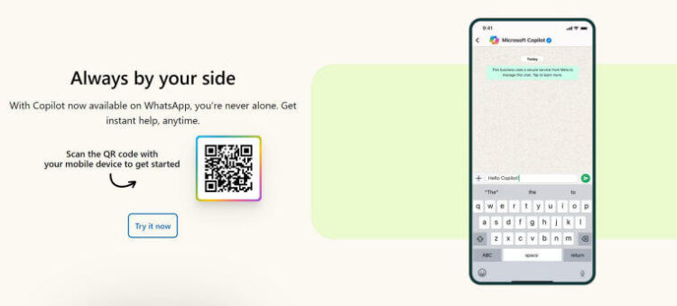 Microsoft porta Copilot su WhatsApp: come funziona e a cosa serve