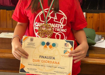 La studentessa ragusana Giordana Duri al Campionato Nazionale di Disegno Tecnico
