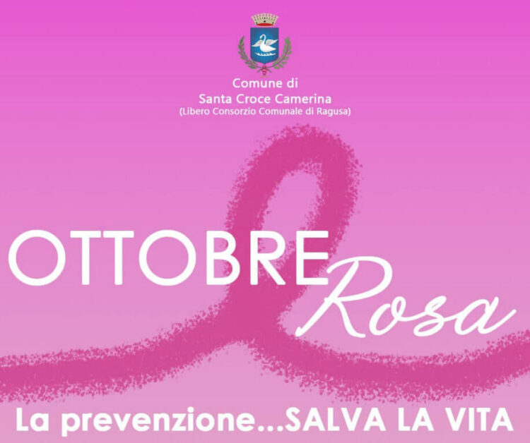 Tumore, Ottobre Rosa a Santa Croce Camerina: la prevenzione salva la vita