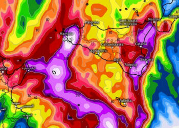 Maltempo in Sicilia: in arrivo forti piogge e temporali