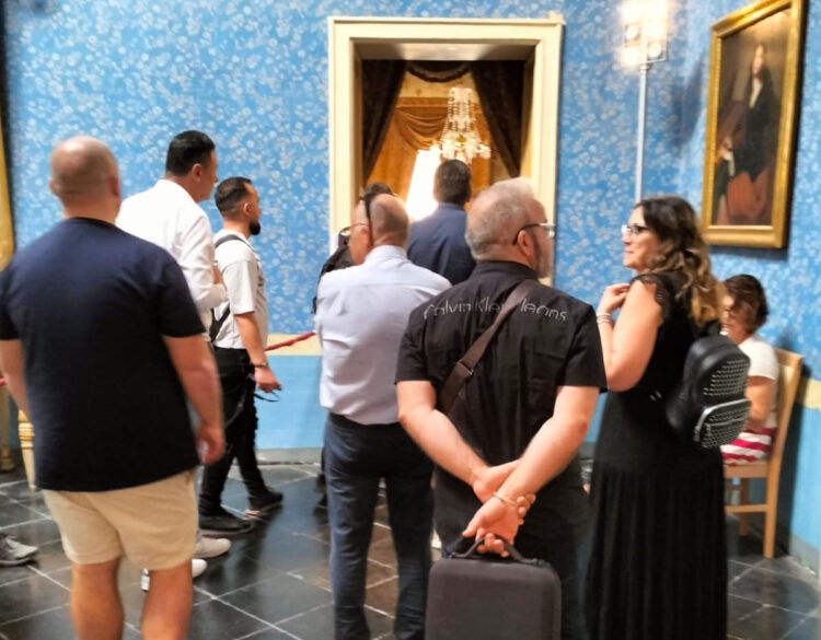 Rappresentanti e agenti delle compagnie crocieristiche al Castello di Donnafugata
