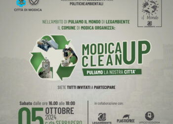 Modica, sabato 5 ottobre Puliamo la nostra città: ecco dove