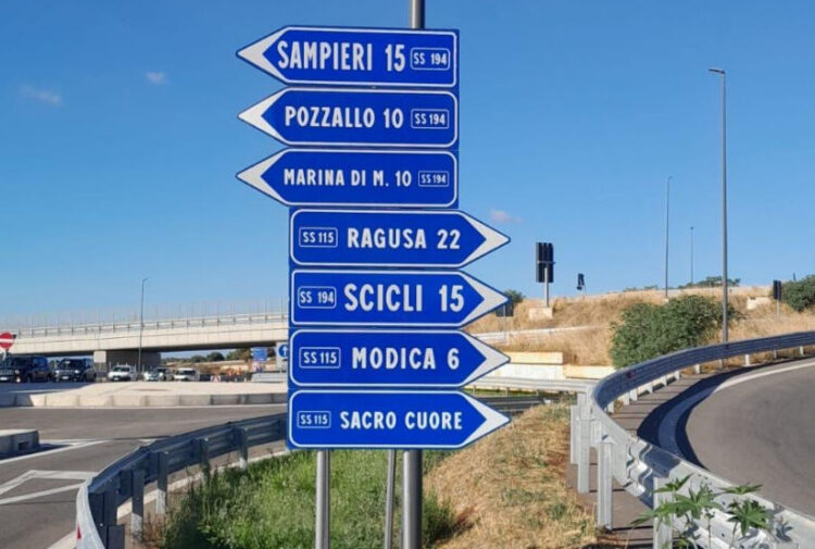 Autostrada Siracusa-Gela, a breve le indicazioni per Scicli