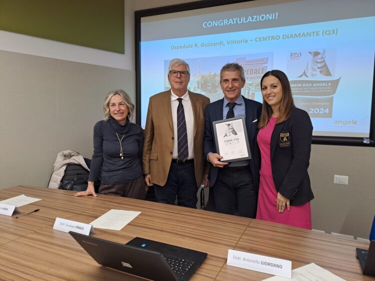 Consegnato il Premio Angels alla Stroke Unit dell'ASP di Ragusa