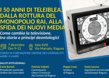 50 anni di Teleiblea: evento formativo per giornalisti a Ragusa