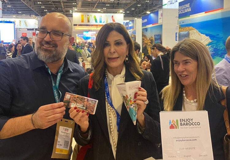 Il cioccolato di Modica IGP donato al ministro Daniela Santanchè al World Travel Market di Londra