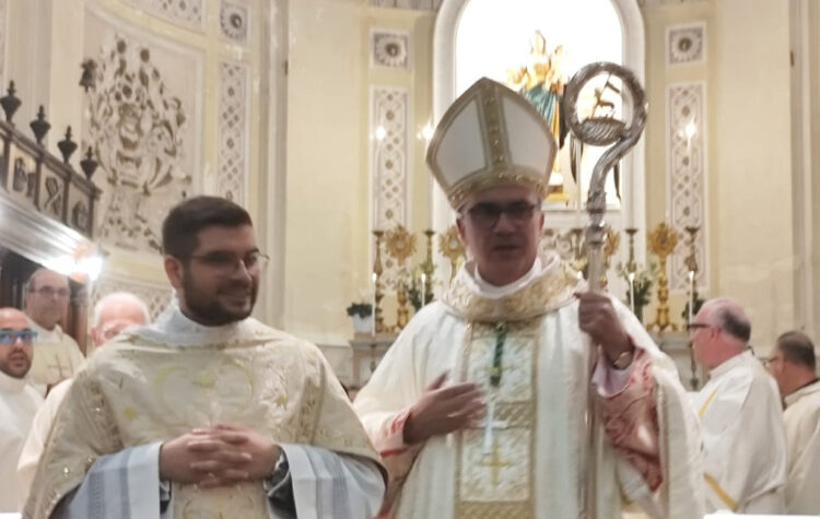 Ragusa, il seminarista Alessio Leggio è stato ordinato diacono