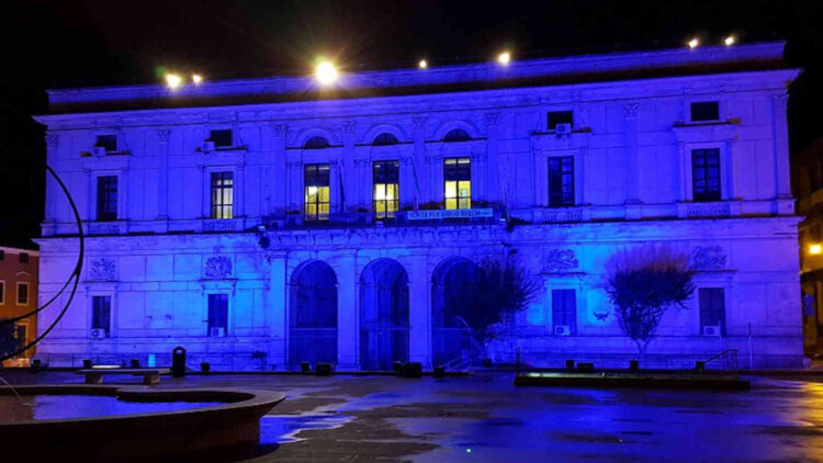 Comune di Ragusa di blu il 14 novembre