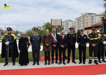 Ragusa: cerimonia di intitolazione del Parco Fiamme Gialle d’Italia