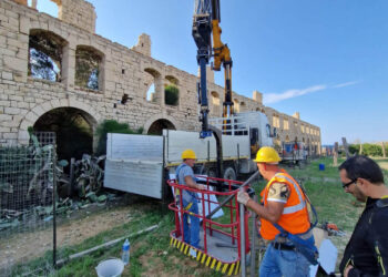 Iniziati oggi i lavori per la messa in sicurezza della Fornace Penna di Sampieri