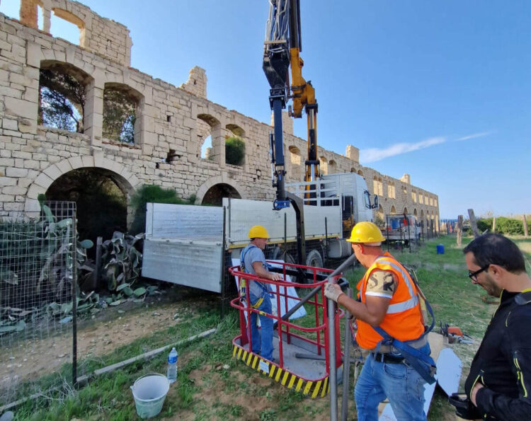 Iniziati oggi i lavori per la messa in sicurezza della Fornace Penna di Sampieri